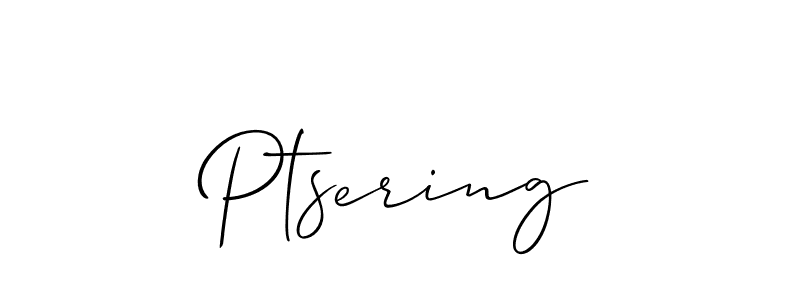 if you are searching for the best signature style for your name Ptsering. so please give up your signature search. here we have designed multiple signature styles  using Allison_Script. Ptsering signature style 2 images and pictures png