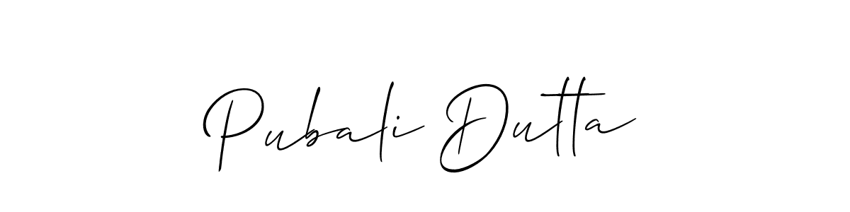 Once you've used our free online signature maker to create your best signature Allison_Script style, it's time to enjoy all of the benefits that Pubali Dutta name signing documents. Pubali Dutta signature style 2 images and pictures png