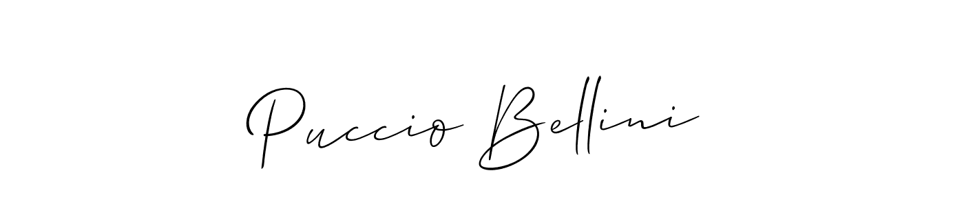 Once you've used our free online signature maker to create your best signature Allison_Script style, it's time to enjoy all of the benefits that Puccio Bellini name signing documents. Puccio Bellini signature style 2 images and pictures png