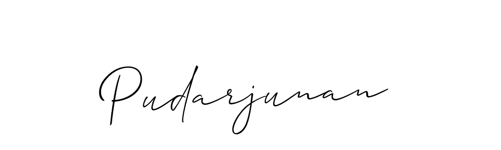 How to make Pudarjunan signature? Allison_Script is a professional autograph style. Create handwritten signature for Pudarjunan name. Pudarjunan signature style 2 images and pictures png