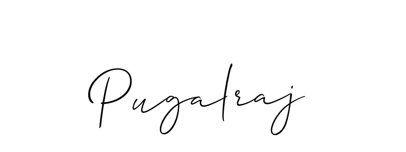 Allison_Script is a professional signature style that is perfect for those who want to add a touch of class to their signature. It is also a great choice for those who want to make their signature more unique. Get Pugalraj name to fancy signature for free. Pugalraj signature style 2 images and pictures png