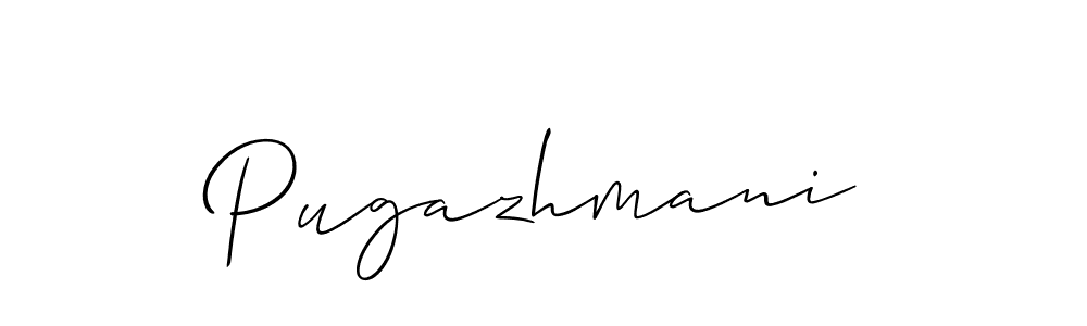 Design your own signature with our free online signature maker. With this signature software, you can create a handwritten (Allison_Script) signature for name Pugazhmani. Pugazhmani signature style 2 images and pictures png