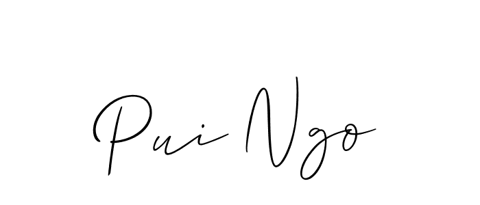 Check out images of Autograph of Pui Ngo name. Actor Pui Ngo Signature Style. Allison_Script is a professional sign style online. Pui Ngo signature style 2 images and pictures png