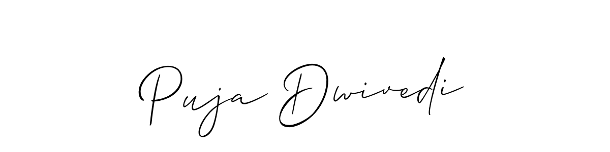 Make a beautiful signature design for name Puja Dwivedi. Use this online signature maker to create a handwritten signature for free. Puja Dwivedi signature style 2 images and pictures png