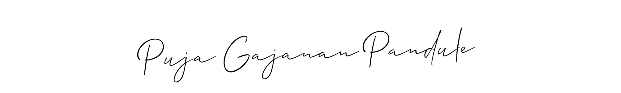 Best and Professional Signature Style for Puja Gajanan Pandule. Allison_Script Best Signature Style Collection. Puja Gajanan Pandule signature style 2 images and pictures png