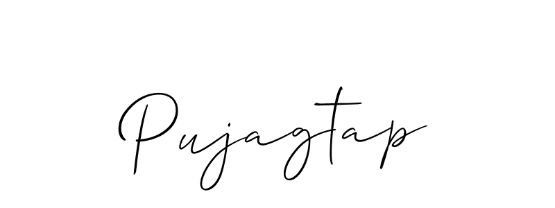 Here are the top 10 professional signature styles for the name Pujagtap. These are the best autograph styles you can use for your name. Pujagtap signature style 2 images and pictures png