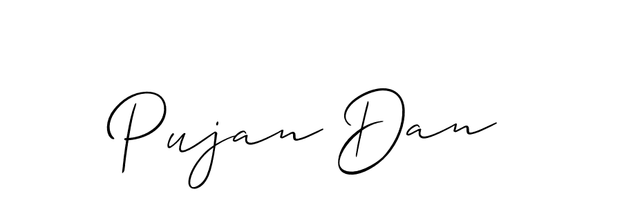 See photos of Pujan Dan official signature by Spectra . Check more albums & portfolios. Read reviews & check more about Allison_Script font. Pujan Dan signature style 2 images and pictures png