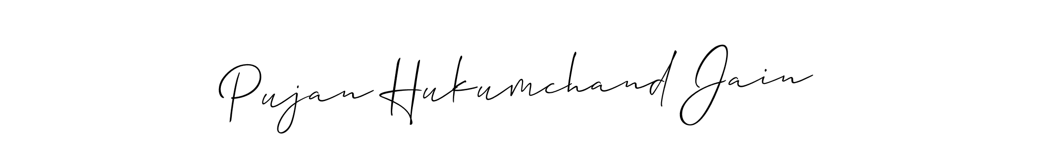 You can use this online signature creator to create a handwritten signature for the name Pujan Hukumchand Jain. This is the best online autograph maker. Pujan Hukumchand Jain signature style 2 images and pictures png