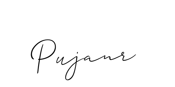 Similarly Allison_Script is the best handwritten signature design. Signature creator online .You can use it as an online autograph creator for name Pujanr. Pujanr signature style 2 images and pictures png