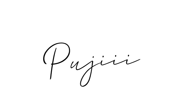 Check out images of Autograph of Pujiii name. Actor Pujiii Signature Style. Allison_Script is a professional sign style online. Pujiii signature style 2 images and pictures png