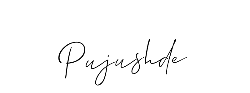 Here are the top 10 professional signature styles for the name Pujushde. These are the best autograph styles you can use for your name. Pujushde signature style 2 images and pictures png