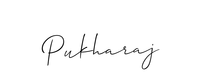 Also we have Pukharaj name is the best signature style. Create professional handwritten signature collection using Allison_Script autograph style. Pukharaj signature style 2 images and pictures png