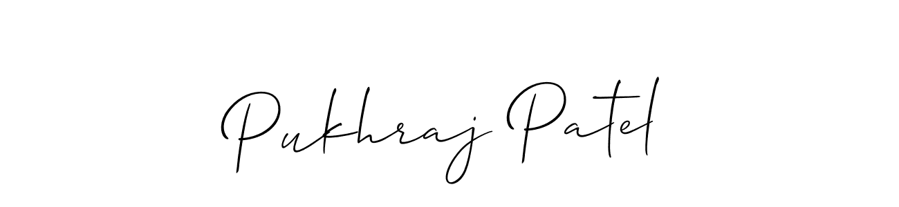The best way (Allison_Script) to make a short signature is to pick only two or three words in your name. The name Pukhraj Patel include a total of six letters. For converting this name. Pukhraj Patel signature style 2 images and pictures png