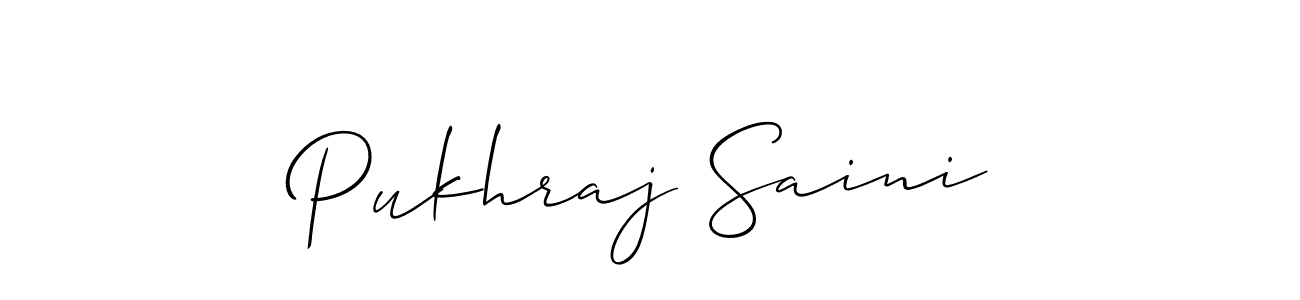 You can use this online signature creator to create a handwritten signature for the name Pukhraj Saini. This is the best online autograph maker. Pukhraj Saini signature style 2 images and pictures png
