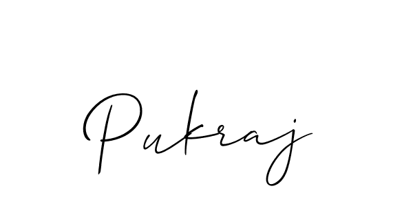 Also we have Pukraj name is the best signature style. Create professional handwritten signature collection using Allison_Script autograph style. Pukraj signature style 2 images and pictures png