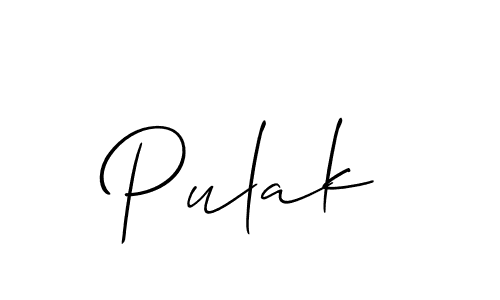 Make a beautiful signature design for name Pulak. Use this online signature maker to create a handwritten signature for free. Pulak signature style 2 images and pictures png