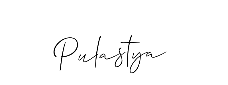 Make a short Pulastya signature style. Manage your documents anywhere anytime using Allison_Script. Create and add eSignatures, submit forms, share and send files easily. Pulastya signature style 2 images and pictures png