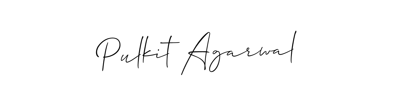 How to Draw Pulkit Agarwal signature style? Allison_Script is a latest design signature styles for name Pulkit Agarwal. Pulkit Agarwal signature style 2 images and pictures png
