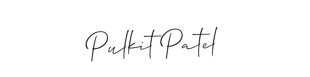 if you are searching for the best signature style for your name Pulkit Patel. so please give up your signature search. here we have designed multiple signature styles  using Allison_Script. Pulkit Patel signature style 2 images and pictures png