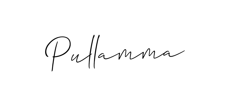 You should practise on your own different ways (Allison_Script) to write your name (Pullamma) in signature. don't let someone else do it for you. Pullamma signature style 2 images and pictures png