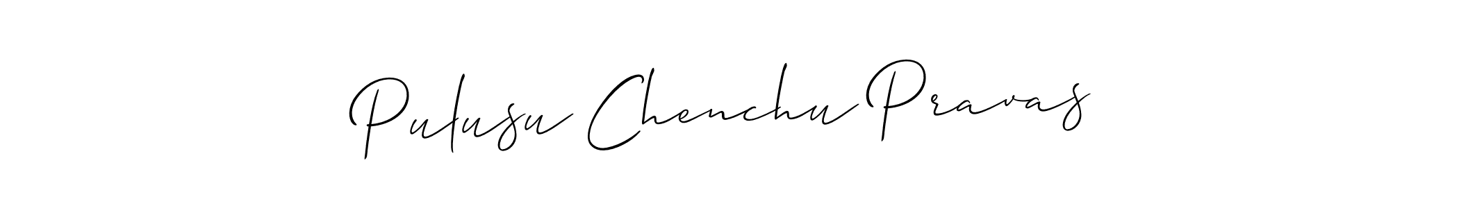 Make a beautiful signature design for name Pulusu Chenchu Pravas. Use this online signature maker to create a handwritten signature for free. Pulusu Chenchu Pravas signature style 2 images and pictures png