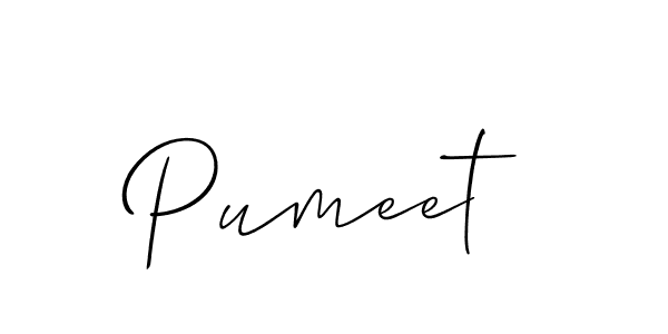 You should practise on your own different ways (Allison_Script) to write your name (Pumeet) in signature. don't let someone else do it for you. Pumeet signature style 2 images and pictures png