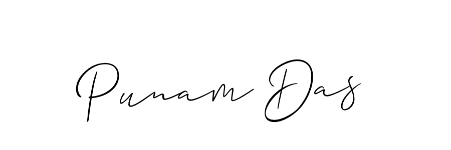 Also we have Punam Das name is the best signature style. Create professional handwritten signature collection using Allison_Script autograph style. Punam Das signature style 2 images and pictures png