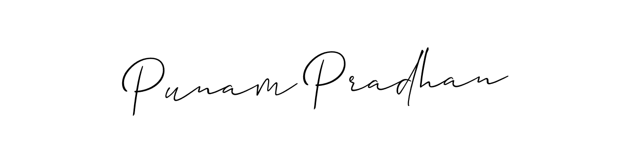 Make a beautiful signature design for name Punam Pradhan. Use this online signature maker to create a handwritten signature for free. Punam Pradhan signature style 2 images and pictures png