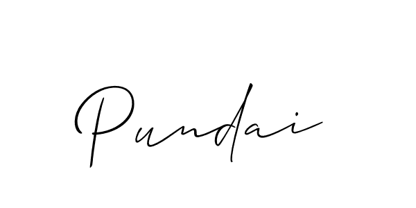 How to Draw Pundai signature style? Allison_Script is a latest design signature styles for name Pundai. Pundai signature style 2 images and pictures png