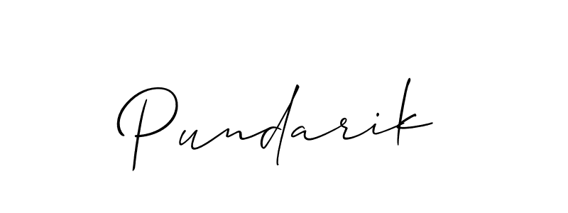 Also You can easily find your signature by using the search form. We will create Pundarik name handwritten signature images for you free of cost using Allison_Script sign style. Pundarik signature style 2 images and pictures png