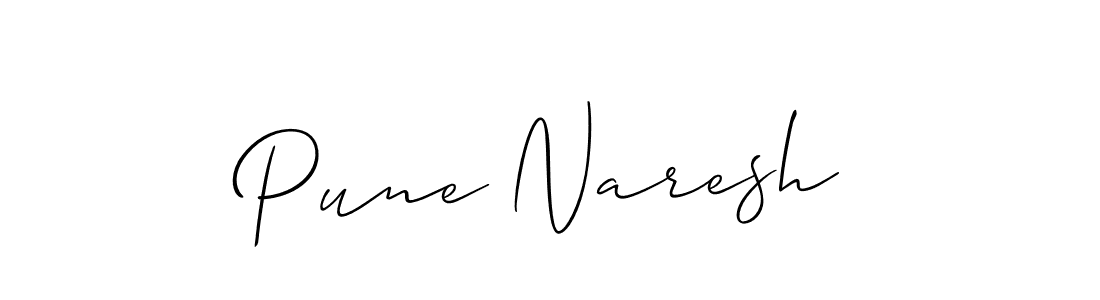 You can use this online signature creator to create a handwritten signature for the name Pune Naresh. This is the best online autograph maker. Pune Naresh signature style 2 images and pictures png