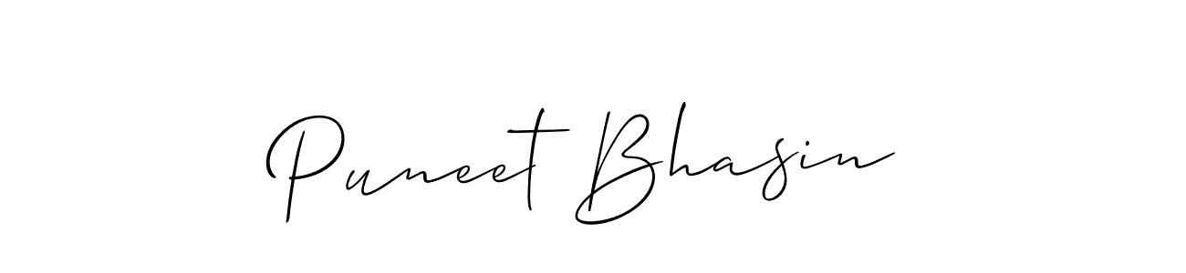 Make a beautiful signature design for name Puneet Bhasin. Use this online signature maker to create a handwritten signature for free. Puneet Bhasin signature style 2 images and pictures png