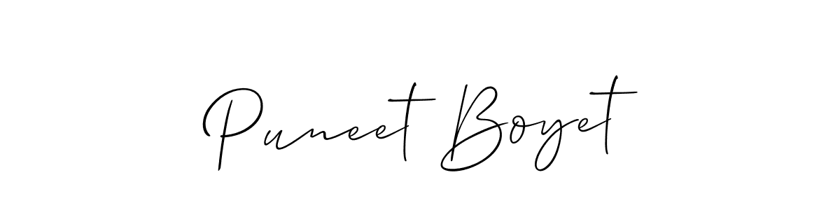 This is the best signature style for the Puneet Boyet name. Also you like these signature font (Allison_Script). Mix name signature. Puneet Boyet signature style 2 images and pictures png