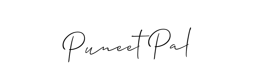 It looks lik you need a new signature style for name Puneet Pal. Design unique handwritten (Allison_Script) signature with our free signature maker in just a few clicks. Puneet Pal signature style 2 images and pictures png