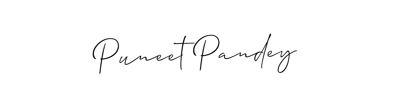 The best way (Allison_Script) to make a short signature is to pick only two or three words in your name. The name Puneet Pandey include a total of six letters. For converting this name. Puneet Pandey signature style 2 images and pictures png