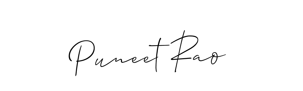 Best and Professional Signature Style for Puneet Rao. Allison_Script Best Signature Style Collection. Puneet Rao signature style 2 images and pictures png