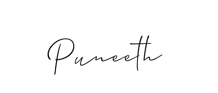 You can use this online signature creator to create a handwritten signature for the name Puneeth. This is the best online autograph maker. Puneeth signature style 2 images and pictures png