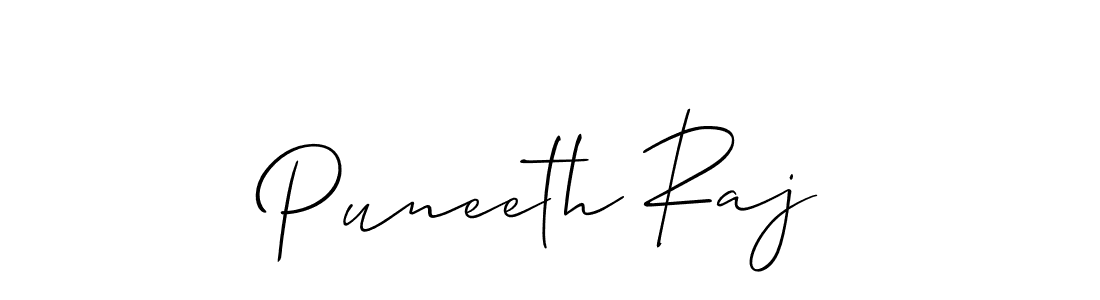 Create a beautiful signature design for name Puneeth Raj. With this signature (Allison_Script) fonts, you can make a handwritten signature for free. Puneeth Raj signature style 2 images and pictures png