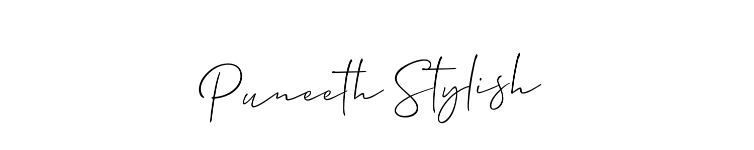 Best and Professional Signature Style for Puneeth Stylish. Allison_Script Best Signature Style Collection. Puneeth Stylish signature style 2 images and pictures png