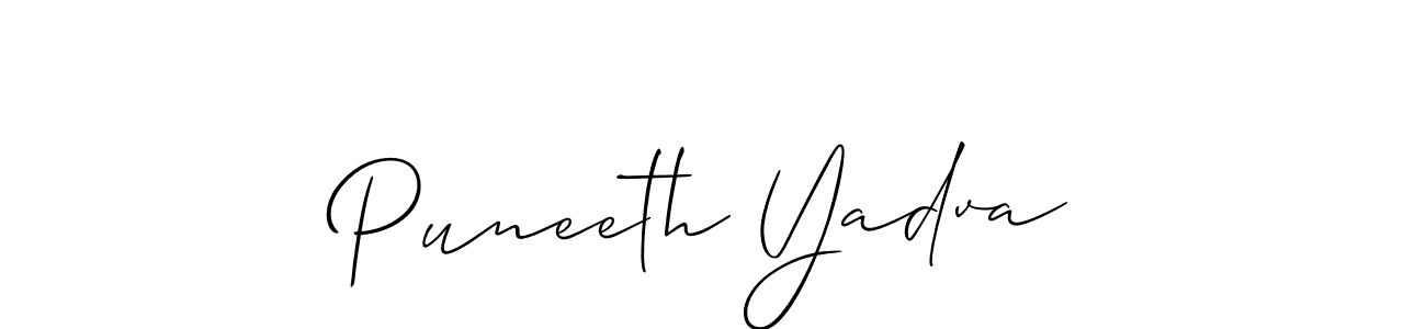 Check out images of Autograph of Puneeth Yadva name. Actor Puneeth Yadva Signature Style. Allison_Script is a professional sign style online. Puneeth Yadva signature style 2 images and pictures png