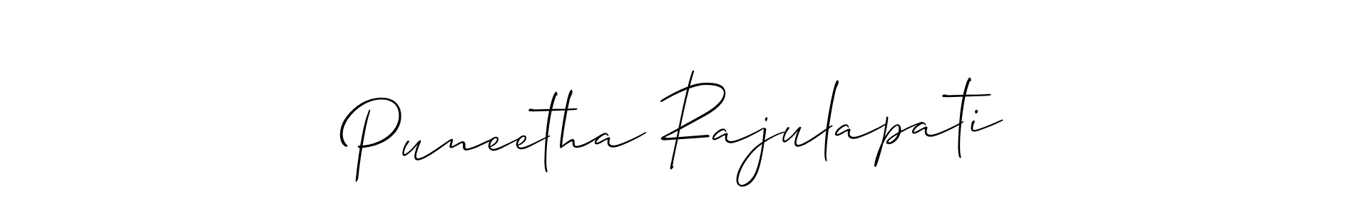 See photos of Puneetha Rajulapati official signature by Spectra . Check more albums & portfolios. Read reviews & check more about Allison_Script font. Puneetha Rajulapati signature style 2 images and pictures png