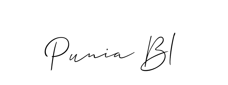 This is the best signature style for the Punia Bl name. Also you like these signature font (Allison_Script). Mix name signature. Punia Bl signature style 2 images and pictures png