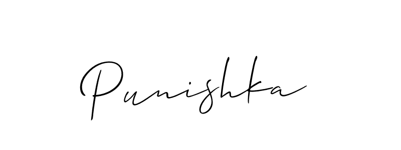 How to Draw Punishka signature style? Allison_Script is a latest design signature styles for name Punishka. Punishka signature style 2 images and pictures png