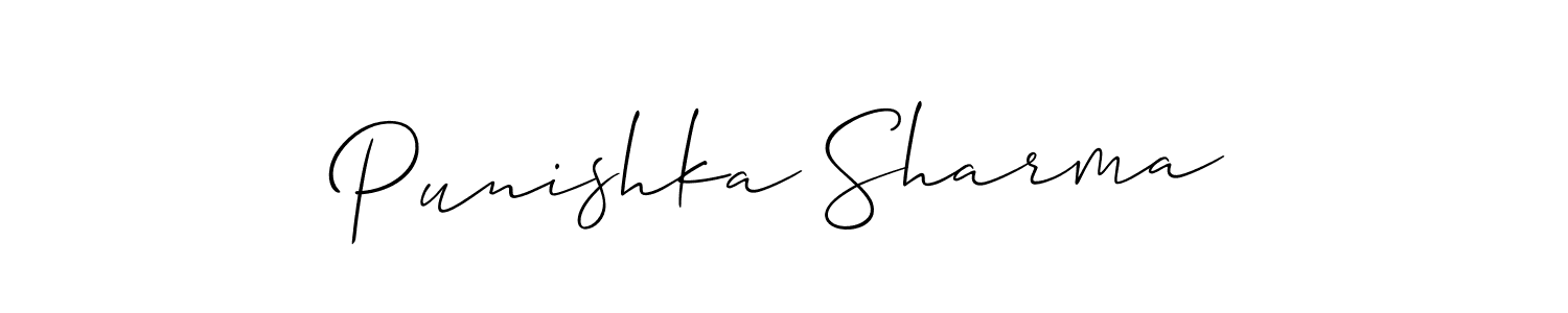 Best and Professional Signature Style for Punishka Sharma. Allison_Script Best Signature Style Collection. Punishka Sharma signature style 2 images and pictures png