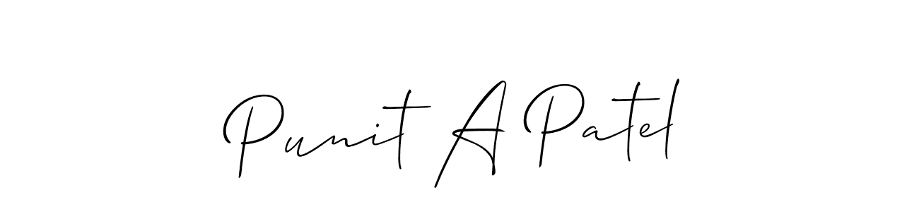 Make a beautiful signature design for name Punit A Patel. Use this online signature maker to create a handwritten signature for free. Punit A Patel signature style 2 images and pictures png