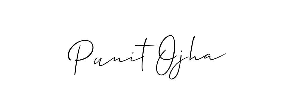 How to Draw Punit Ojha signature style? Allison_Script is a latest design signature styles for name Punit Ojha. Punit Ojha signature style 2 images and pictures png