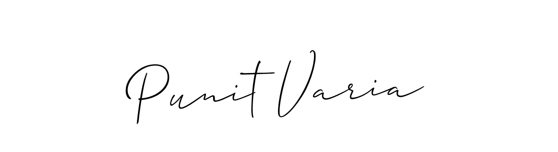Also You can easily find your signature by using the search form. We will create Punit Varia name handwritten signature images for you free of cost using Allison_Script sign style. Punit Varia signature style 2 images and pictures png