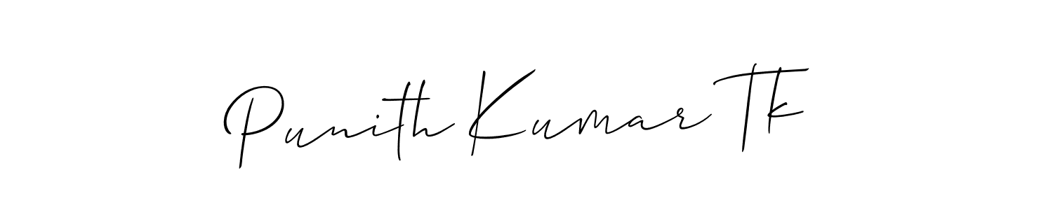 You can use this online signature creator to create a handwritten signature for the name Punith Kumar Tk. This is the best online autograph maker. Punith Kumar Tk signature style 2 images and pictures png