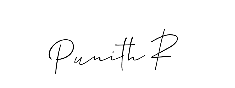 Also we have Punith R name is the best signature style. Create professional handwritten signature collection using Allison_Script autograph style. Punith R signature style 2 images and pictures png