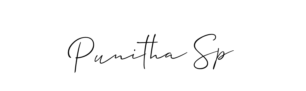 Make a short Punitha Sp signature style. Manage your documents anywhere anytime using Allison_Script. Create and add eSignatures, submit forms, share and send files easily. Punitha Sp signature style 2 images and pictures png